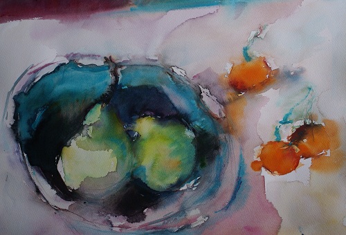 Watercolour by Pauline Rignall